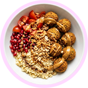 ORIENTAL FALAFEL POWER BOWL