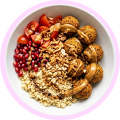 ORIENTAL FALAFEL POWER BOWL